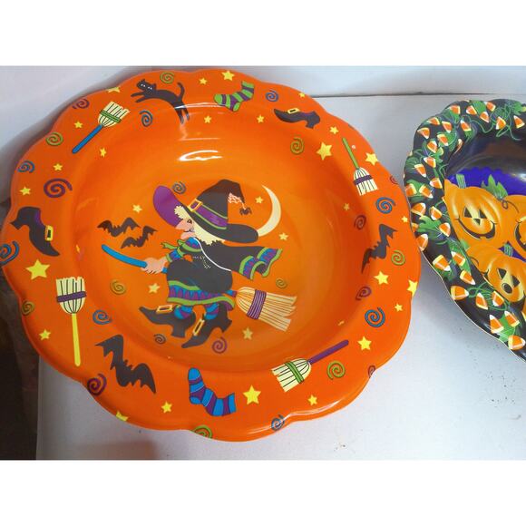 Vintage Berman Industries Halloween Bowls SET OF 2 - Picture 4 of 10